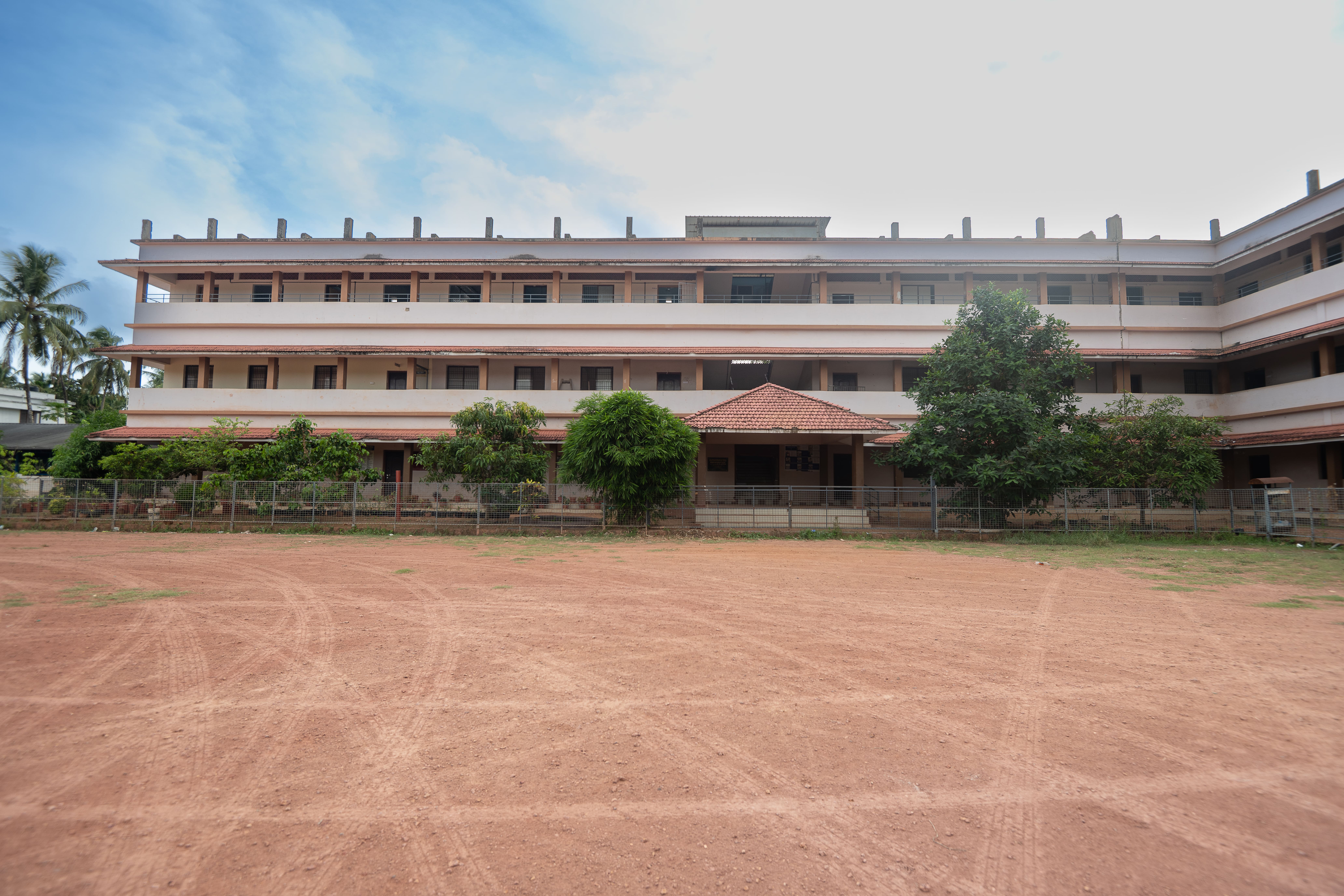 School building front view